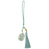 Tassel Pendant Chinese Zodiac Pattern DIY Porcelain Beads Light Weight