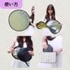 YOSHICA Round Reflector for Photography, Reflector, 2-in-1, Reversible, Silver &