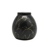 Ram® Black Ceramic Money Pot Marble Effect Money Savings Coin