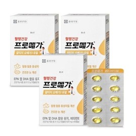 Chong Kun Dang Health Promega Altige Omega 3 Dual 520mg x 60 capsules 3 boxes Dry eye blood circulation D / 종근당건강 프로메가 알티지 오메가3 듀얼 520mg x 60캡슐 3박스 눈건조 혈행 D