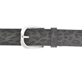 Vanzetti Leather Belt, Leo Gray