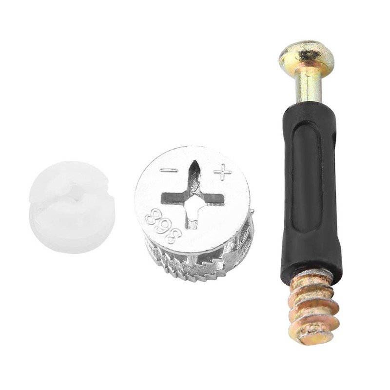 Furniture Connecting Screw Plastic Coated Connector Cam Lock Hardware Accessories