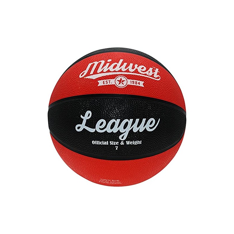 Midwest Unisex-Youth League Basketball, Black, 5