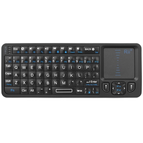 Rii K06 Mini Bluetooth Keyboard,Backlit Keyboard with IR Learning, Portable