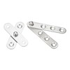 uxcell Stainless Steel Pivot Hinge 16 Sets, for 360 Degree