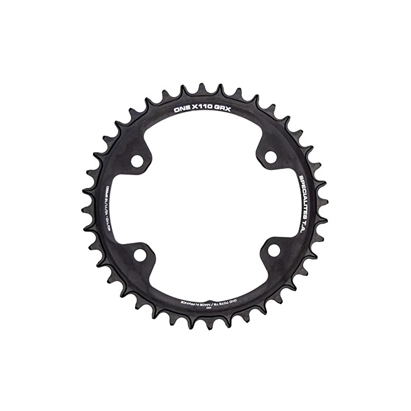 Spécialités TA 110pcd One 4 Arm GRX Chainring, 40t, Black