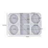 Coaster Resin Molds, 6-Cavity Deep Coaster Molds for Epoxy Resin，Flower