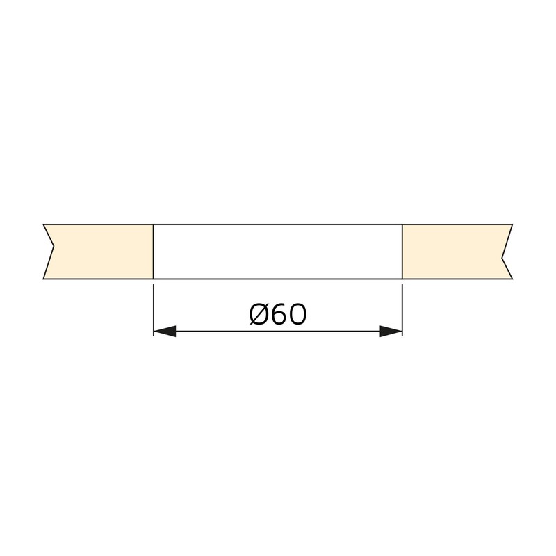 Emuca 3196317 Set of 20 round built-in grommets for table/desk/worktop