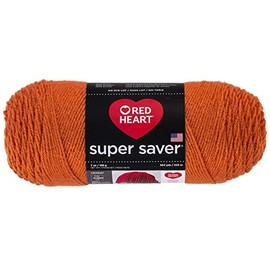 Super Saver Yarn by Red Heart - Solid Color Yarn for Knitting, Crochet, Weaving, Arts & Crafts - Carrot, Bulk 12 Pack