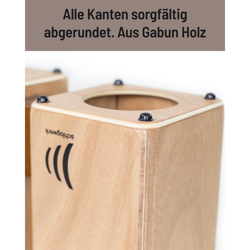 Schlagwerk WBM100 Wooden Bongo Set