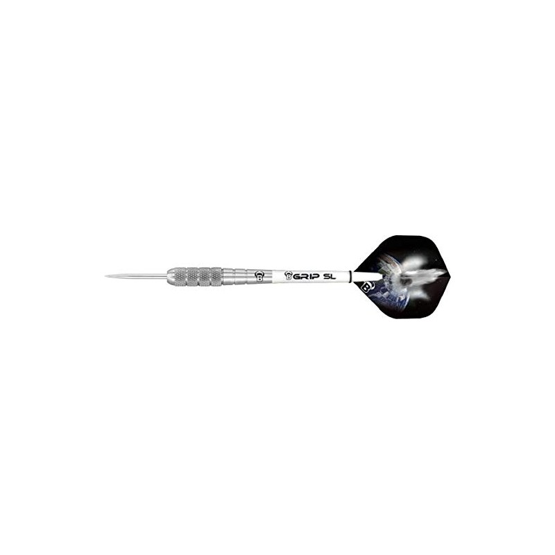 Bulls Unisex_Adult 26g Meteor Mt10 Steel Dart 26 g, Silver/White