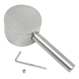 generic 1set 42mm Width 304 Stainless Steel Faucet Handle Kit,for Single Handle Faucet(One-Shape Type), Sliver