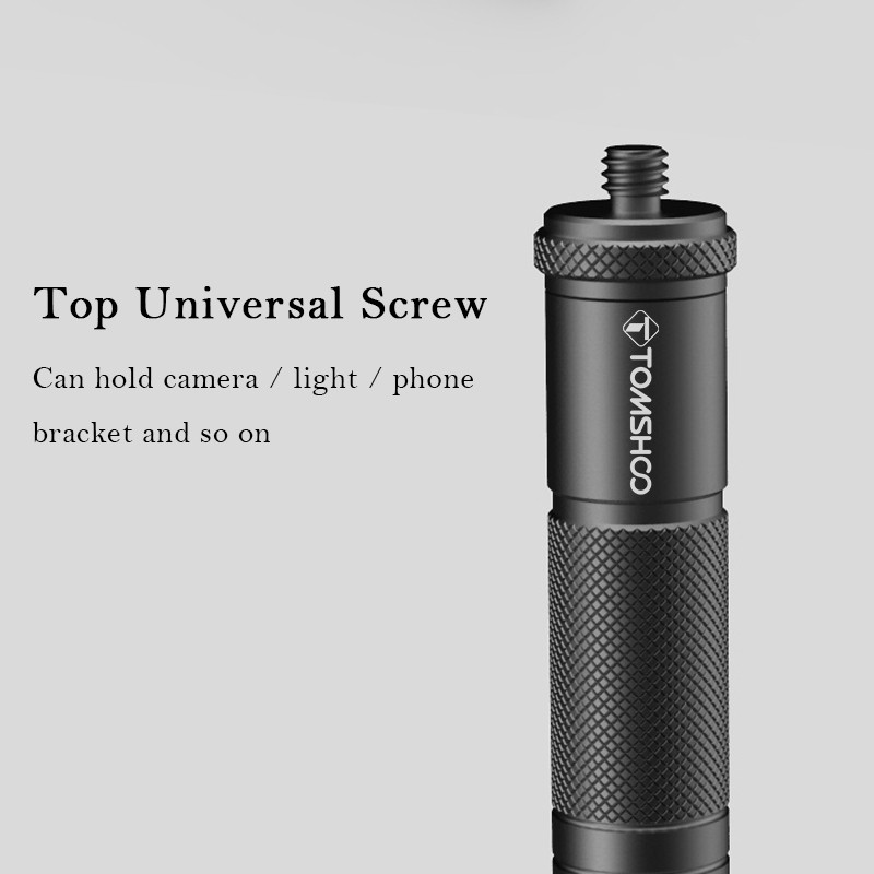 TOMSHOO Aluminum Lantern Stand Camping Lamp Pole Foldable Light Support