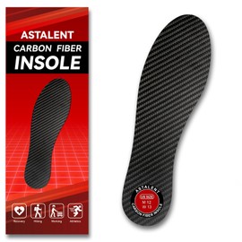 Carbon Fiber Insole 1 Pc, Rigid Thin Foot Plate Shoe Insert for Men Women, Support Turf Toe, Foot Fractures, Morton's Toe, Morton Extension, Hallux Rigidus and Limitus - Alternative to Post Op Shoe