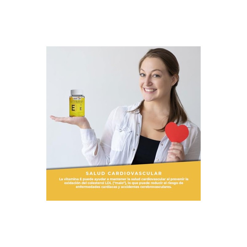 BDM LAB Vitamina E 2x1 60 cápsulas c/u Suplemento Alimenticio