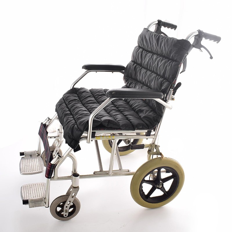 Natudeco Full Wheelchair Cushion Wheelchair Seat Cushion with Straps Adjustable