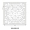 Penelope Patio Stencil - Large Concrete Stencils for Painting Large
