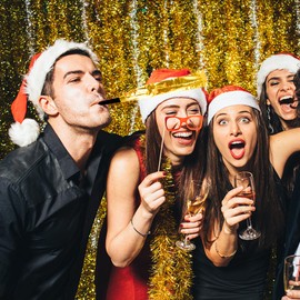 24 Pieces Gold Noise Makers for Adults Kids Party Horns and Blowers Noisemakers for for Birthday Christmas Sporting Events New Years Eve Party Supplies 2024