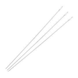 Edinstry Knitting Needles Crochet Sewing Needles Hand Knitting Needles 25pcs 0.4mm Length 100mm Stainless Steel Lace Needle Knitting Yarn Handicraft Knitting Yarn DIY Knitting Tools Sweater
