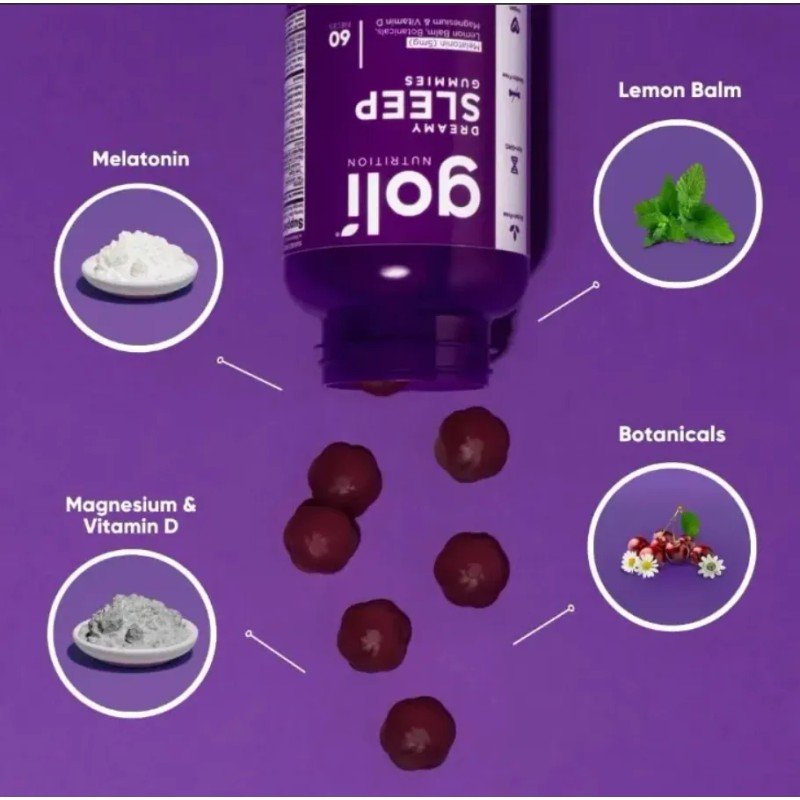 60 Gomitas Goli Nutrition, Sleep Melatonina