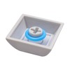 ThreeBulls 120Pcs Rubber O-Ring Switch Dampeners Keycap sky blue for