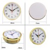 Bothyi Clock Insert 3 Inch 80mm Round Clock Movement Tone