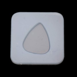 Zaagot for Triangle Plectrum Guitar Pick Resin Molds Guitar for Case Silicone Casting Mold for Resin Casting 3D Epoxy Resin MOL Silicone