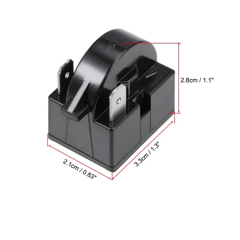 uxcell 12 Ohm 2 Pin Refrigerator Start Relay