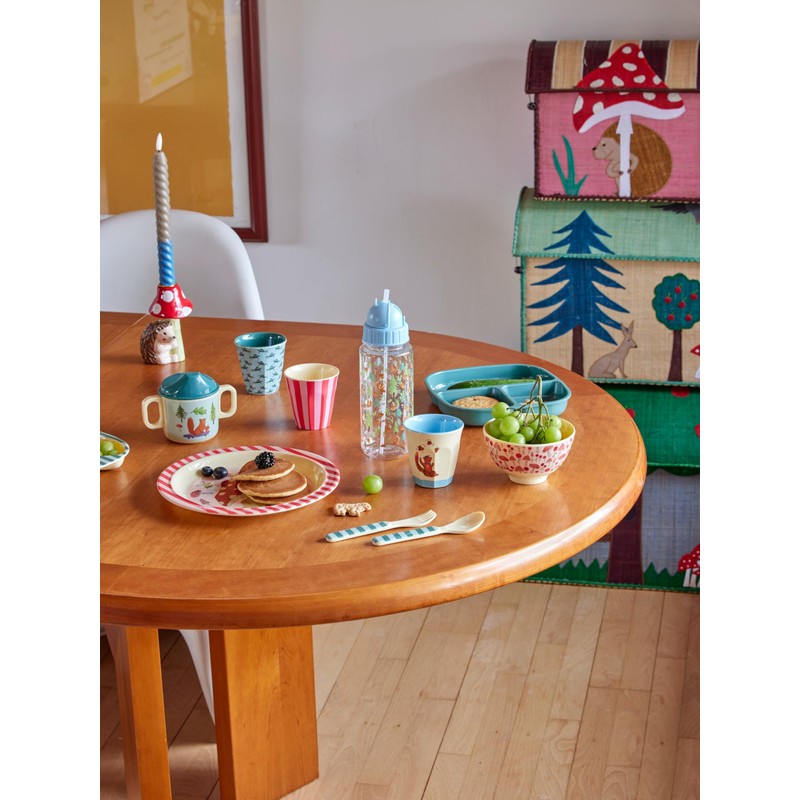 Rice Small Melamine Cups Children's Cups Pink Happy Forest Prints