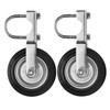 Bailoo 2 Pack Gate Wheel Supporting Swing Gate with 1-3/8"