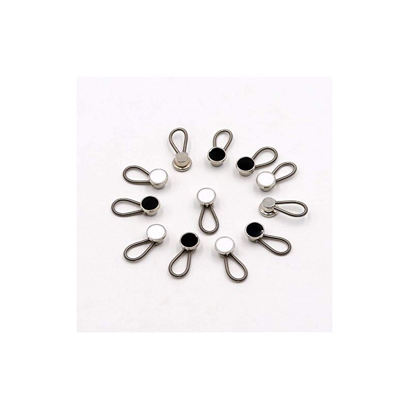 12pcs, Collar Extenders,Neck Extender Button Invisible for Men Shirts Suits
