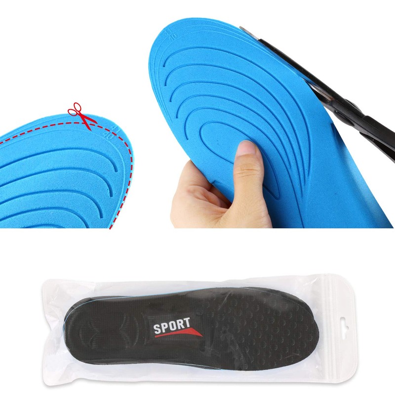 Kozzim Antibacterial Deodorizing Sponge Insole Work Insole Soft Breathable Sweat-absorbing