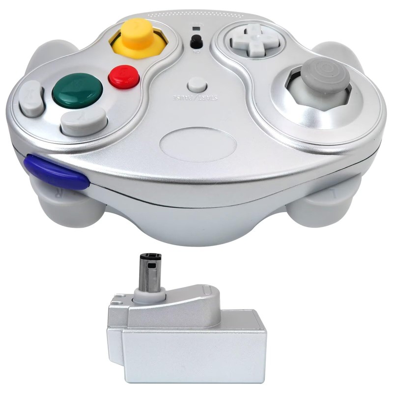 BSDLIET Upgraded Wireless Controller for NGC With Adapter Gamepad Replacement