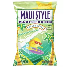 Maui Style Maui Onion Flavored Kettle Chips 6oz Bag x4