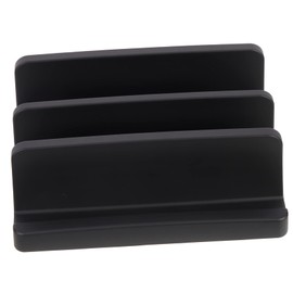 Operitacx Laptop Stand Laptop Holder for Desk Vertical Laptop Rack Phone Mount for Desk Desktop Tablet Vertical Holder Laptop Holder Desktop Stand Vertical Laptop Holder Plastic Black