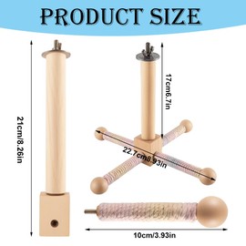 360 Degree Free Rotating Bird Toy, Hanging Toy for Bird Cages, Interactive Wooden Rotating Toy for Small Parrots, Medium Parrots