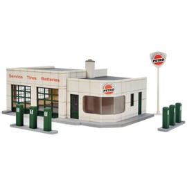 Walthers Cornerstone HO Scale Building Kit Winner's Circle Petro Gas Station