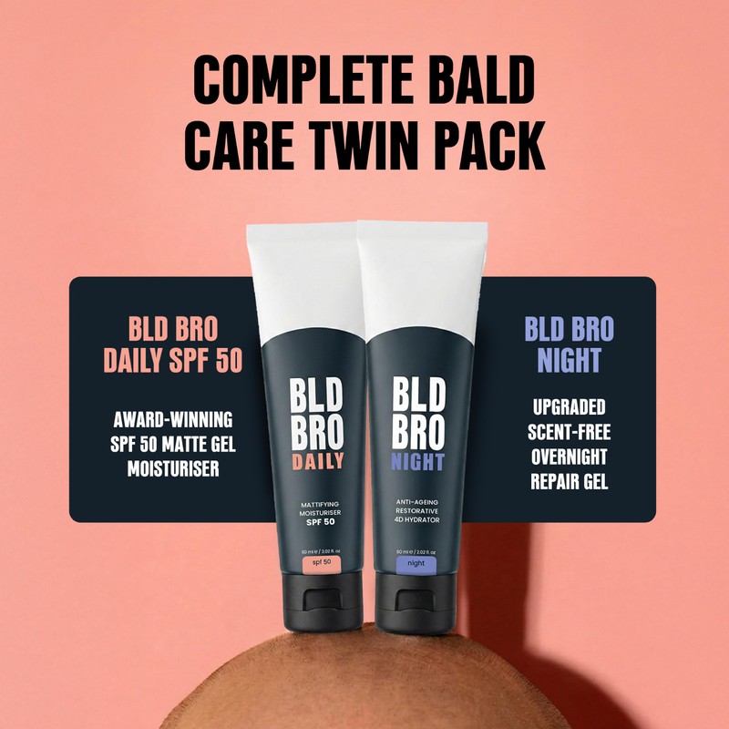 BLD BRO SPF 50 + Night Duo, 24-Hour Skincare Set