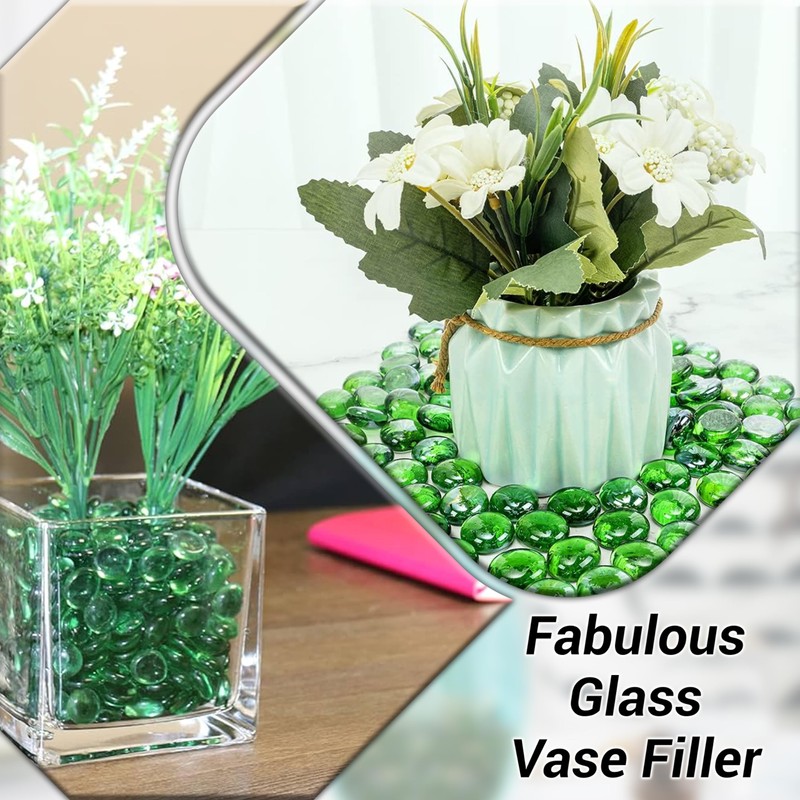 Arsuk Pebbles, Round Decorative Stones for Vases and Decoration, Marbles,
