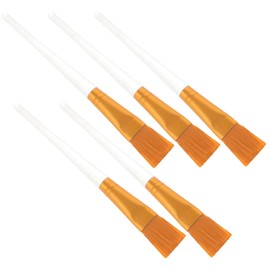 OATIPHO 5Pcs Face Mask Brush Soft Synthetic Bristles with Handle for Facial Masks Peels and Serums Professional Cosmetic Tools for Home and Salon Use