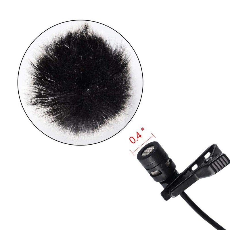 Lavalier Wind Muff 5 Pack Lapel Microphone Wind Muff 0.2/0.4
