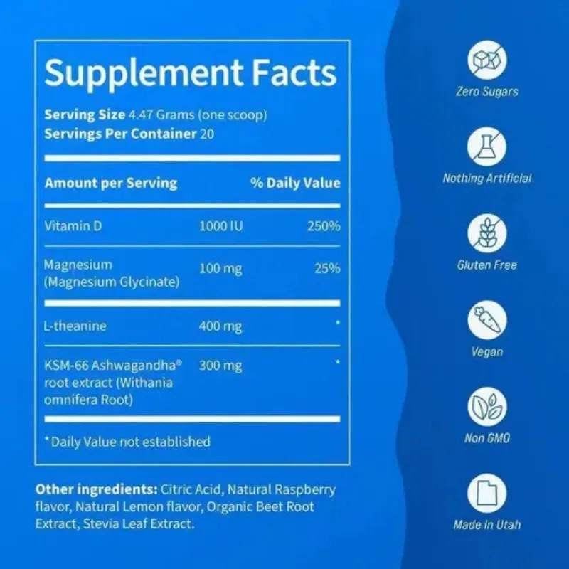 Bebida Limón En Polvo Supra Calm Relax, 2 Unidades