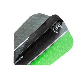 10 sets Target Vapor 8 Black Vision Ultra Green No 6 Shape Flights - 332460X10