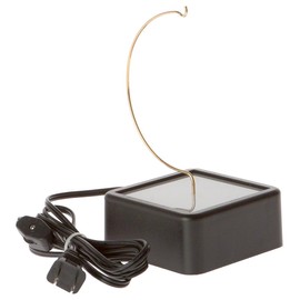 Plymor Translucent Lighted Base Display 4" x 4" with 7.25" Ornament Hanger Display