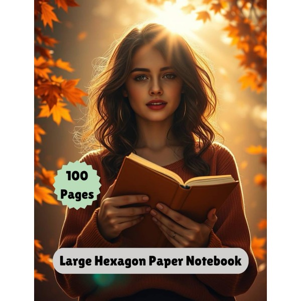 Hex Grid Paper Notebook | Perfect for Art, Math &