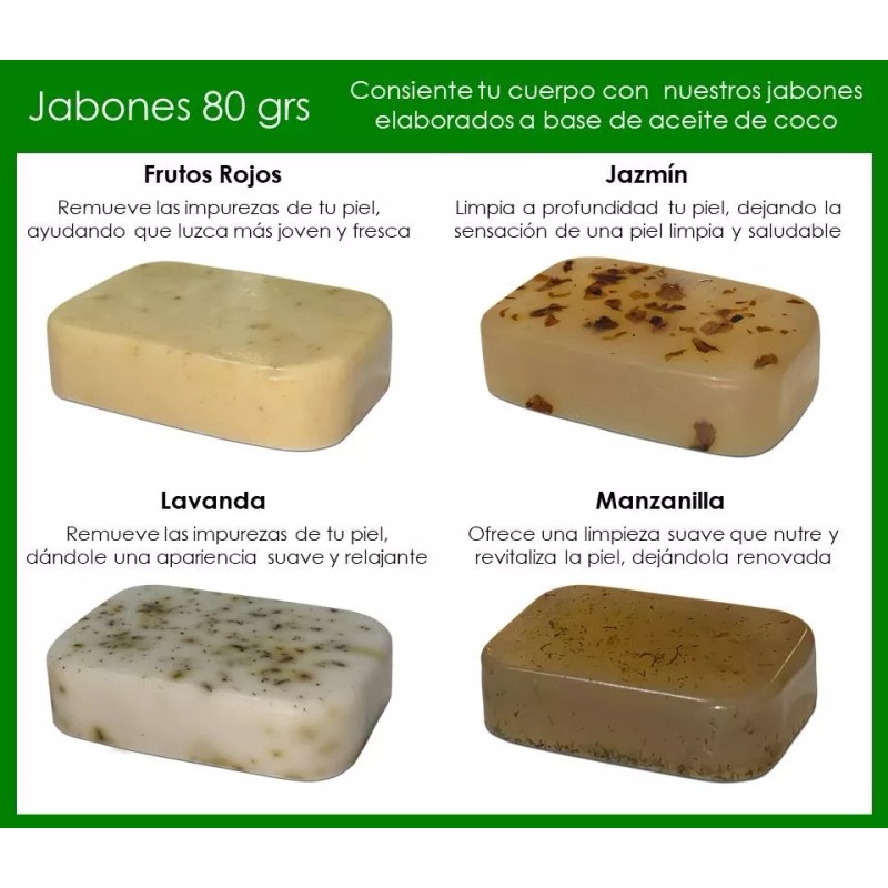 Natura Única Jabones Artesanales Mayoreo Recuerdos Cara Cuerpo 20 Piezas