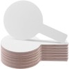 PIAOPIAONIU 20 Pcs Dry Erase Paddles Round White Double Sided
