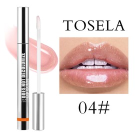 Unusual Beauty Glossy Water Shine Lip Tint - Long Lasting Hydrating Lip Gloss, Velvety-Smooth Plumping Lip Stain, 8Hrs Wear Kiss-Proof Non-Sticky Lip Makeup（#04）