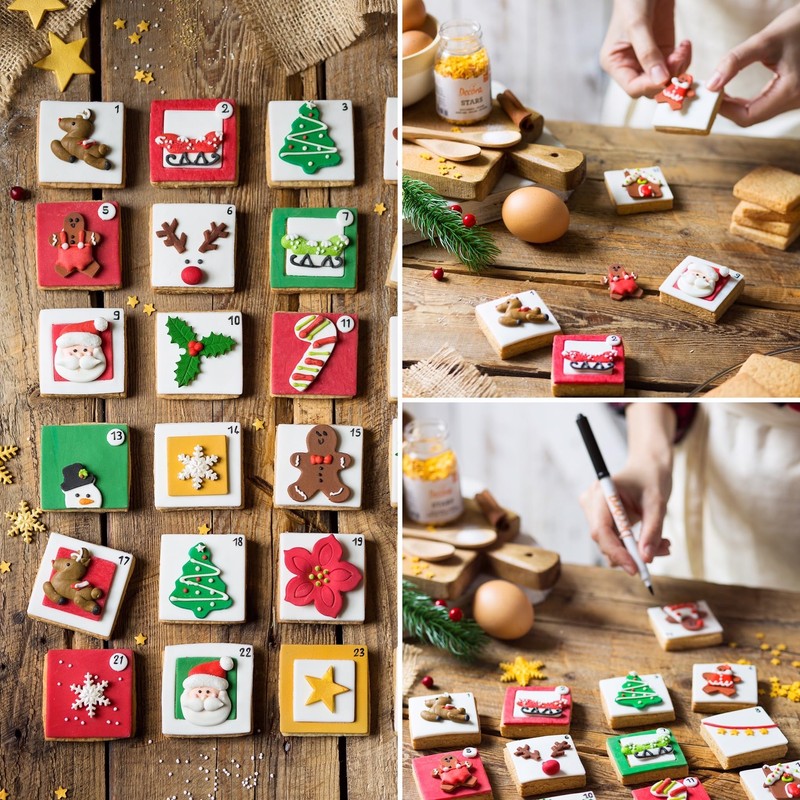 DECORA 0255304 Set 3 Ausstecher quadratisch 3,5 5 7 H