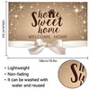 5665 Home Sweet Home Backdrop Banner Decor Gold Glitter -